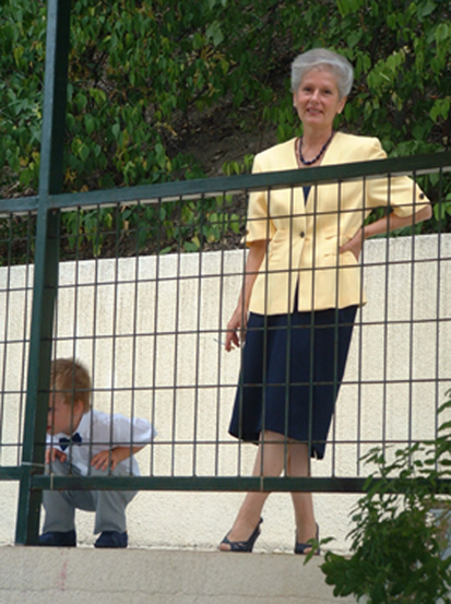 Varga Marcsi s unokja
